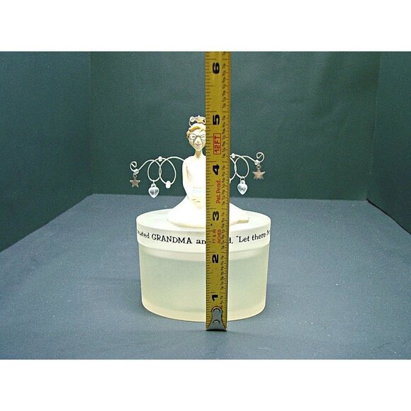 Vintage Acrylic Hallmark God Created Grandma Let There Be Love Trinket Box Case - Picture 12 of 12